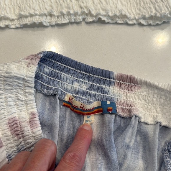 Vintage Havana Girls Tie Dye Smocked Tube and Skirt Set Size M - Picture 3 of 7